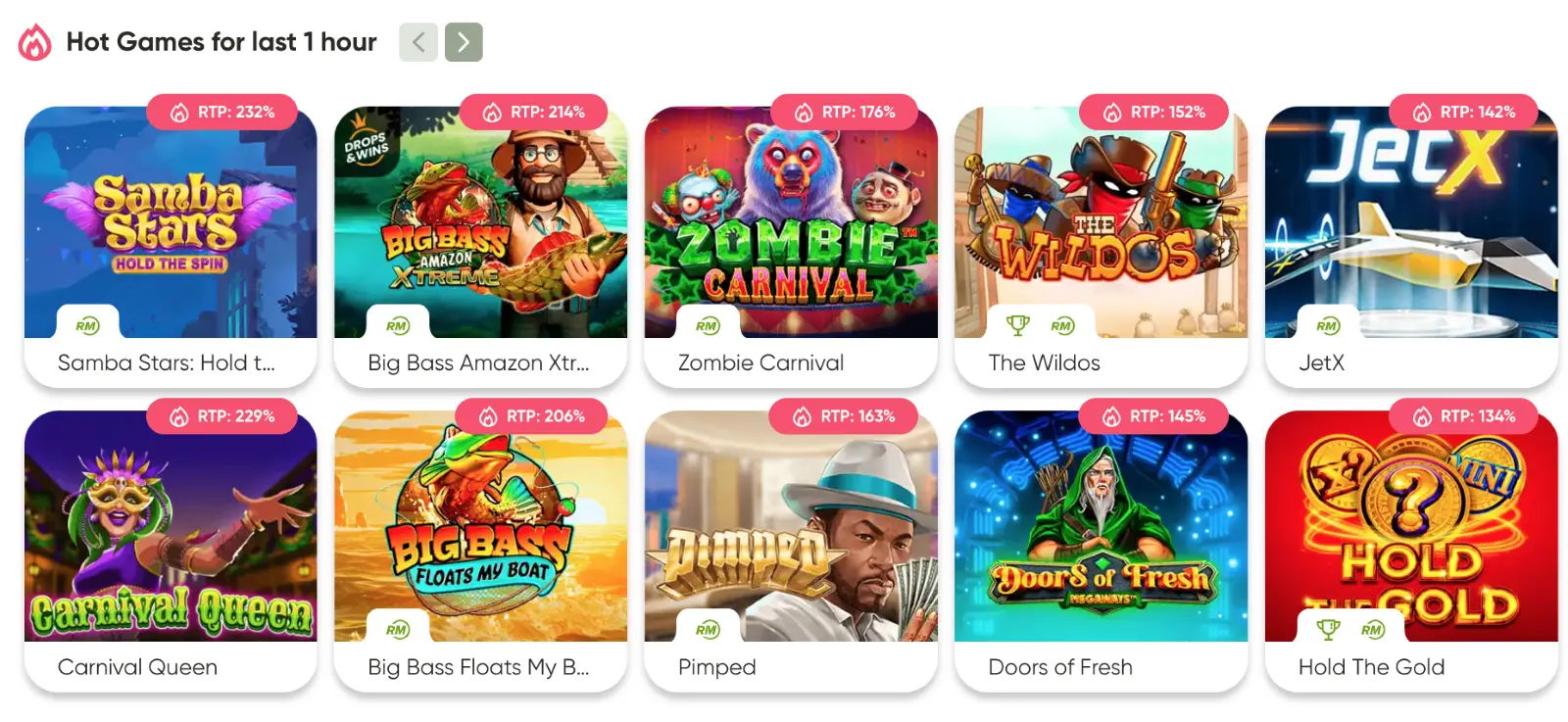 Juegos en Fresh Casino Juegos Fresh Casino