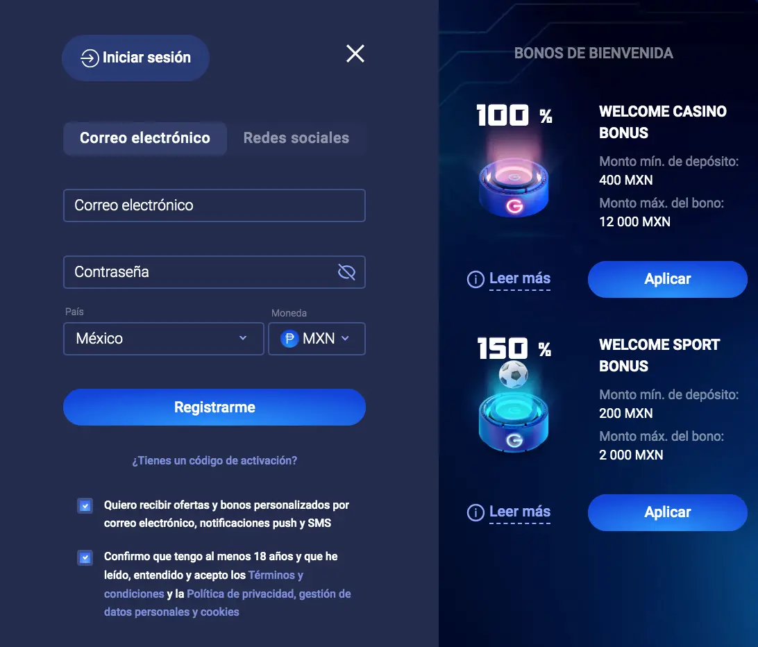 registro Legzo