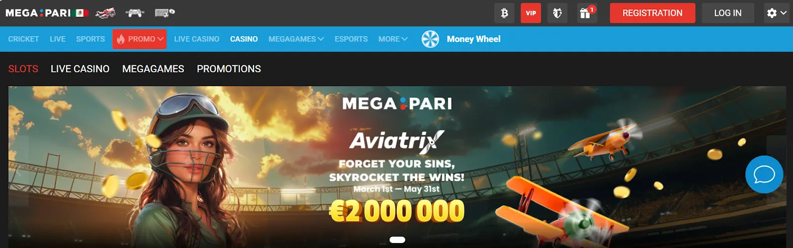 Disfruta de todos los juegos en Megapari Megapari página principal