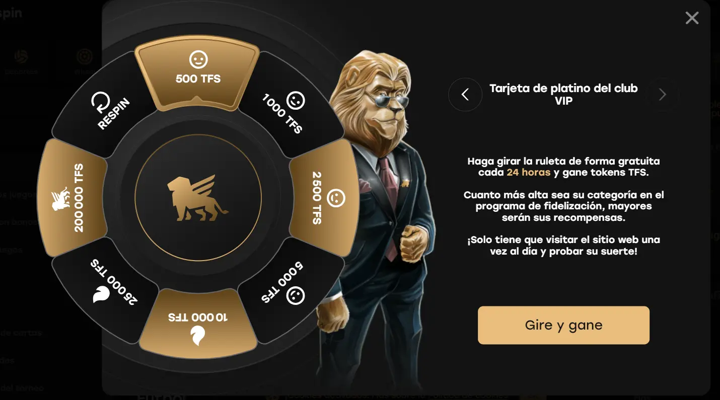 Acumula puntos para el club VIP lotería fairspin
