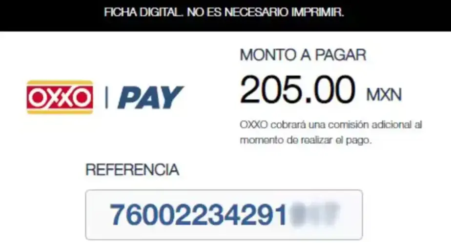 Ficha de depósito en Oxxo Ficha depósito Oxxo